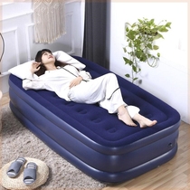 Inflatable bed rushing to the ground floor with double thickened air cushion Single outdoor folding gas bed for home double sloth bed