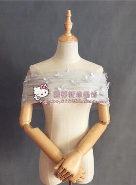 凯蒂婚饰新娘伴娘礼服网纱小花朵