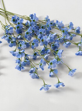 仿真花海棠花高枝线条花家居客厅餐桌摆件花艺婚庆花艺插花装饰花