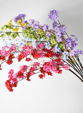 仿真花2叉梨花束婚庆客厅摆件