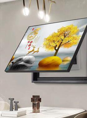 背景布配电盒电线盒挂画装饰画家用空开箱盖子盖板电表箱遮丑墙上