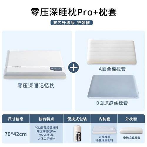 酒店同枕款零压力深星球枕头睡Pro记颈枕头护椎星球第二代护颈枕 - 图1