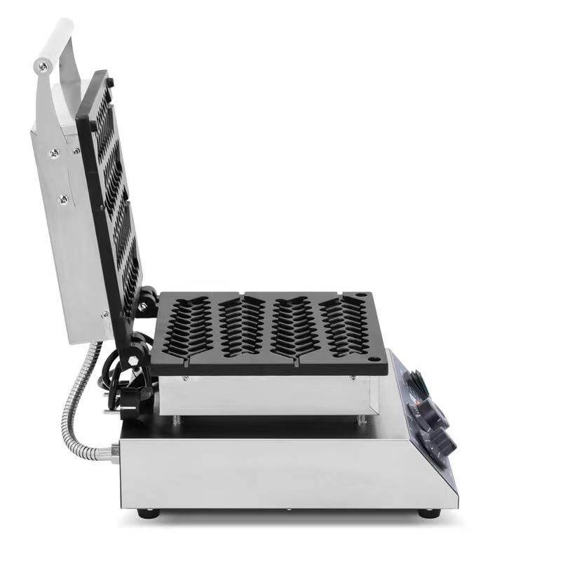 Commercial electric heating waffle maker 4-compartment wheat ear type waffle maker waffle oven snack machine scone maker