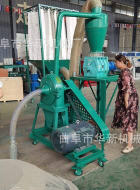 无锡自吸式泡水糯米磨粉机大豆玉米豆粕粉碎机养殖饲料锤片式