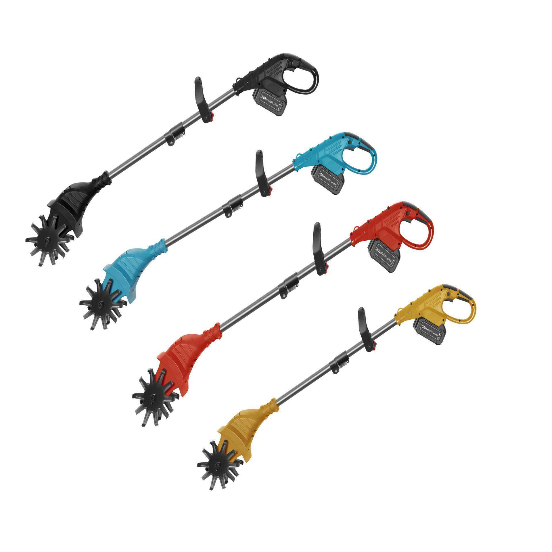 Electric scarifier cross-border small agricultural micro tiller rotary tiller weeding lithium battery lawn trimmer earth tiller
