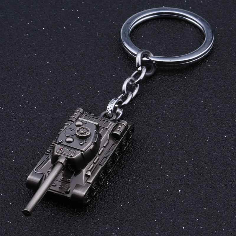 闪恒欧美动漫霸气WOT书包钥匙扣时尚创意坦克挂件汽车钥匙圈环潮