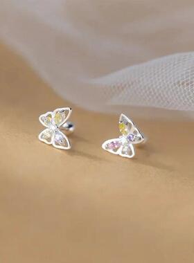 925 Silver Needle Tragus Piercing Helix Studs Earrings for W