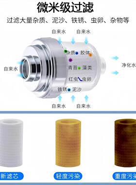 花洒过滤器洗澡家用沐浴花酒浴室淋浴水龙头净化水嘴小过滤芯通用