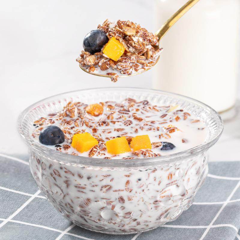 欧享客/高纤黑麦片1000g/桶早餐冲饮免煮粗粮速食代餐食品,淘宝优惠券,粉丝福利购,淘宝优惠卷