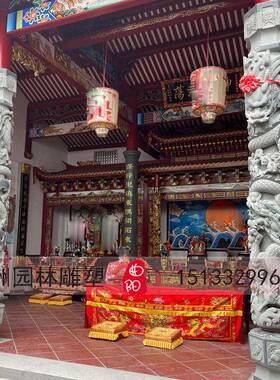 青石龙柱浮雕石雕双龙柱镂空盘龙柱广场汉白玉华表柱花岗岩文化柱