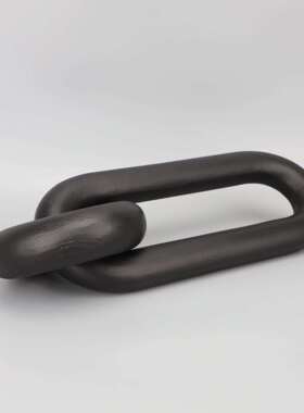 现代轻奢树脂摆件客厅电视柜门店橱窗样板房玄关抽象软装饰品摆放