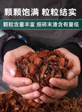 思威博粗椰壳砖兰花专用营养土蝴蝶兰植料月季拌土君子兰椰糠保湿