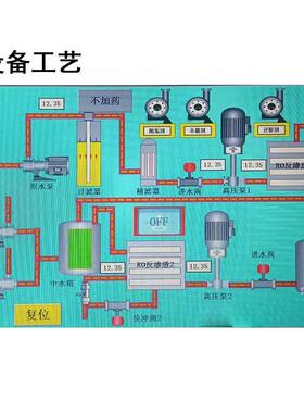 工业反渗透净水器1吨一级出水纯水机设备24工业纯水全自动商用