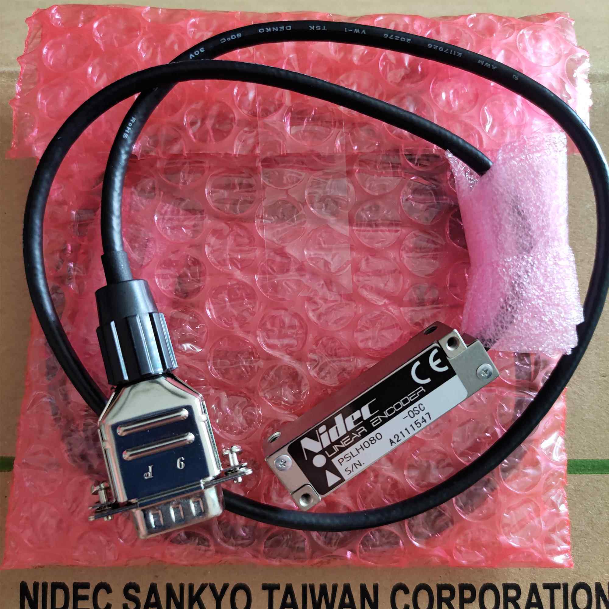 Nidec磁栅尺 PSLH080-0SC 读数头 高精度位移磁气式线性编码器 - 图0