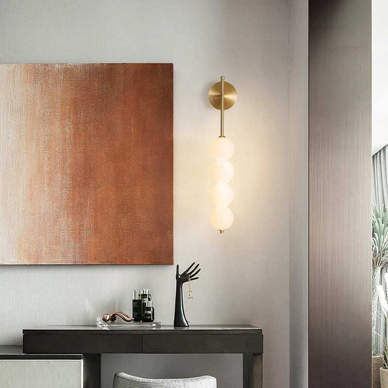 糖葫芦卧室床头壁灯奶油风客厅沙发背景墙壁灯高级感网红装饰灯具,淘宝优惠券,粉丝福利购,淘宝优惠卷