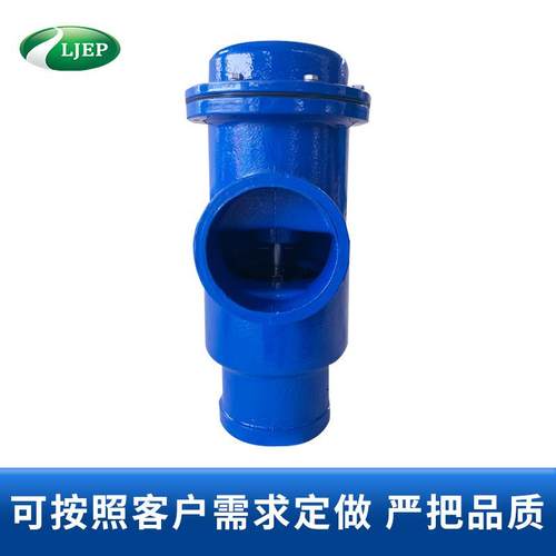 铸铁排水管配件A型铸铁三通顺水三通正三通接头dn100法兰压盖连接 - 图2