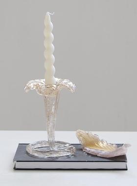 圣诞装饰长饰杆BX80-253烛锥形蜡烛礼宴会光晚餐家居民宿软装咖婚