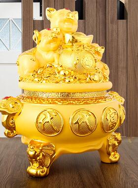招EHM财金猪摆件号大钱蓄罐代代富存足成人创意储罐公司店铺开业