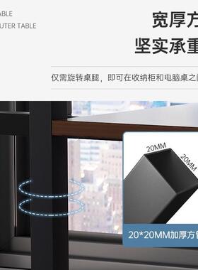 折叠餐桌家用小户型可移动吃饭桌简易可收纳长方形桌出租屋小桌子