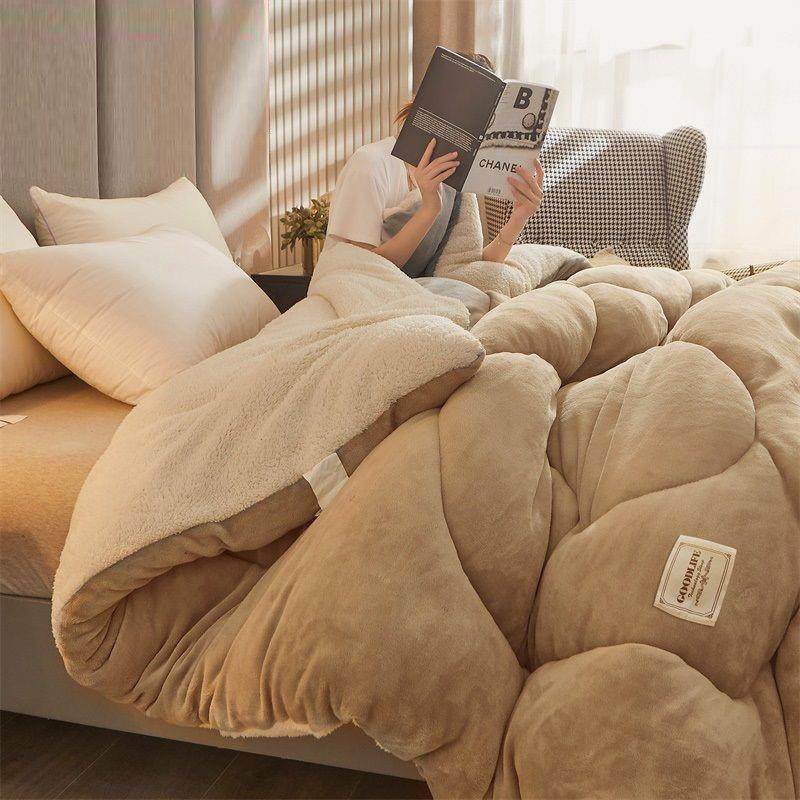 羊羔绒被子冬被2025新款冬季加厚保暖被芯秋冬天宿舍单人学生棉被,淘宝优惠券,粉丝福利购,淘宝优惠卷