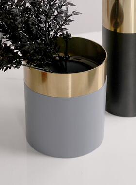 北欧风轻奢花瓶摆件装饰品客厅玄关卧室书房样板间软装工艺品摆设