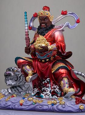 武财神赵公明神像树脂五路财神佛像赵元帅像工艺品摆件家用摆件
