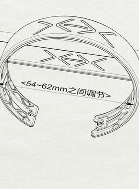 明日方舟源石病检测手环动漫周边二次元印象同人衍生手镯男女同款