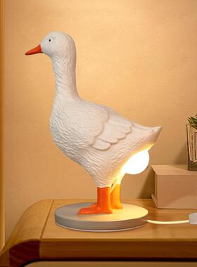 跨境新款复活节卡通创意可爱鸭蛋灯树脂工艺品摆件小夜灯现货