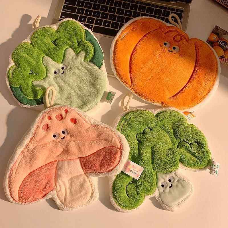 德国蔬菜擦手巾挂式可爱卫生间吸水速干毛巾手帕厨房搽抹布,淘宝优惠券,粉丝福利购,淘宝优惠卷