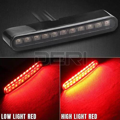 Universal mini 12V Motorcycle Rear Brake LED Tail Stop Light - 图2