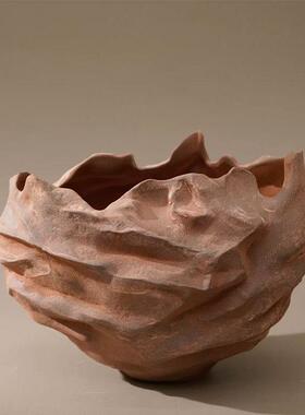 现代简花约QIO创意手工酒花器民宿样店板房售楼处艺术瓶摆件装饰