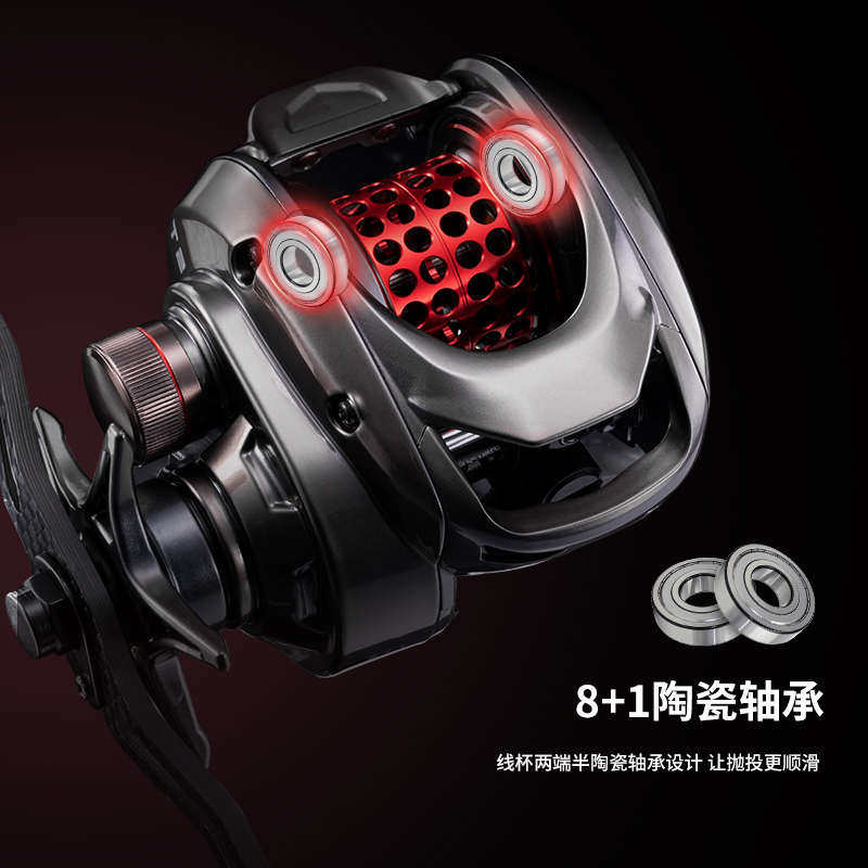 探森T2水滴轮短轴轻量渔轮化微物泛用双线杯陶瓷轴承金属线杯远投,淘宝优惠券,粉丝福利购,淘宝优惠卷