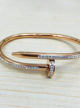 Classic Brand Nail Open Bracelets Female Temperament Simple