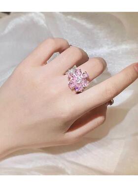 Exquisite Colorful Zircon 925 Silver Ring Women for Ring Fas