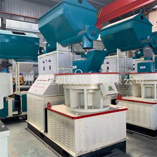 立式环膜树枝牛粪秸秆造粒机生物质燃料颗粒机生产设备全套 - 图1