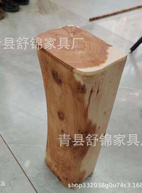 实木太行陈化崖柏毛料摆件崖柏枕头睡枕枕头文实木工艺品