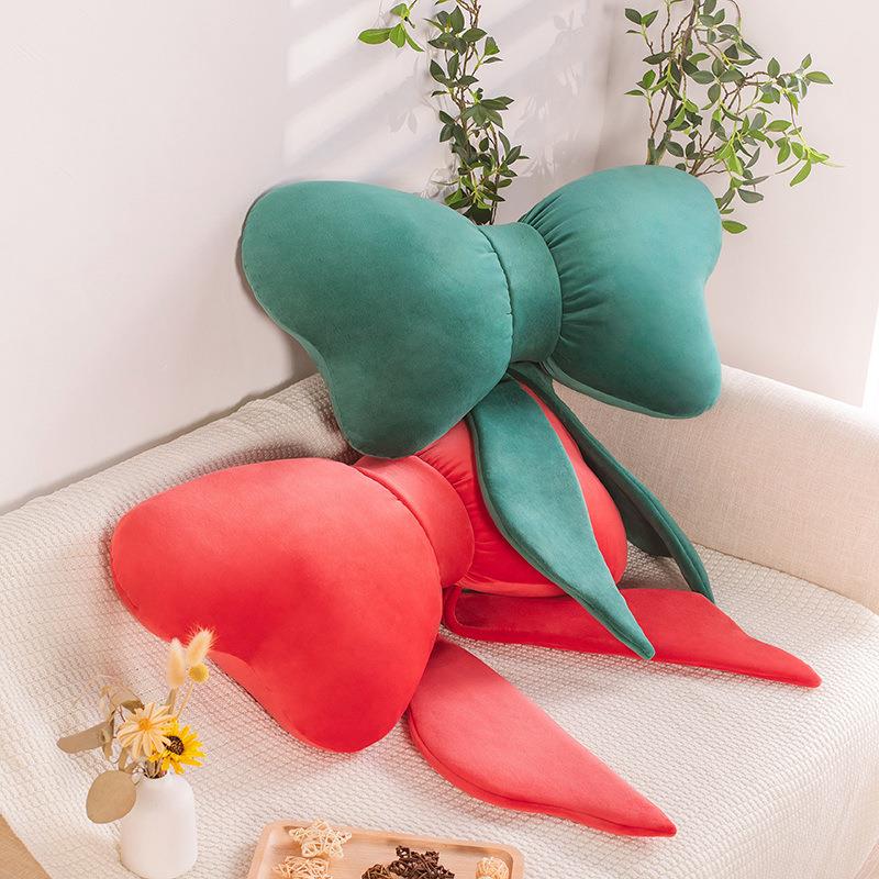 Cute and playful bow pillow, simple and fashionable living room sofa cushion, home furnishings, bay window decoration