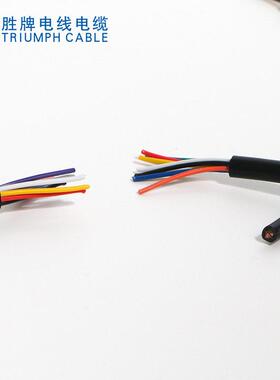 供应2芯护套线UL246422AWG/2C外径3.6毫米耐温80度300V电源线