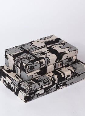 简约现代几何艺术首饰盒化妆台摆件样板间卧室桌面装饰品摆设