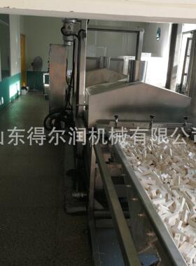 厂热销芋头条过油机 过自动刮渣得尔润 茄子设油炸流水线 全家油