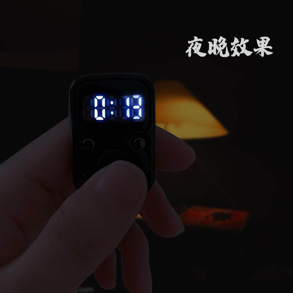Counter new charging with time multi-function smart counter ring LED electronic display with light finger