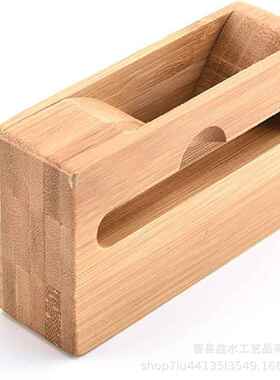 手机竹子扩音器手机支架创意桌面扬声器底座竹木多功能手机架摆件