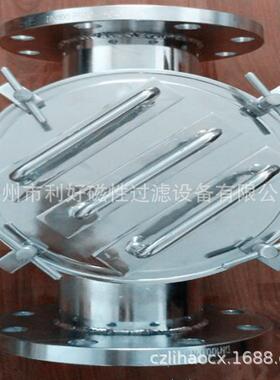 不锈钢液体过滤器永磁食品级除杂质吸附磁性磁铁过滤设备滤芯
