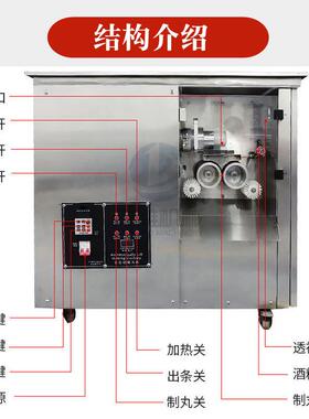 晨雕小型制丸机中药制丸机全自动水蜜丸/浓缩丸/藏药丸加工机器