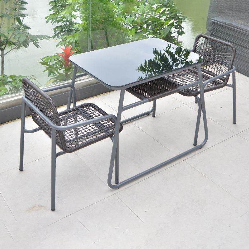 尔乔桌椅户外晒桌组合庭院阳台椅室防外藤编餐桌椅三件套花园防水,淘宝优惠券,粉丝福利购,淘宝优惠卷