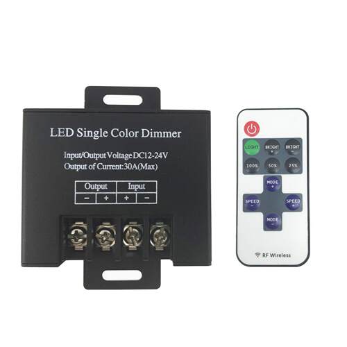 LED灯带调光器11键30A单色控制器低压大功率渐层呼吸爆闪12V24V - 图3