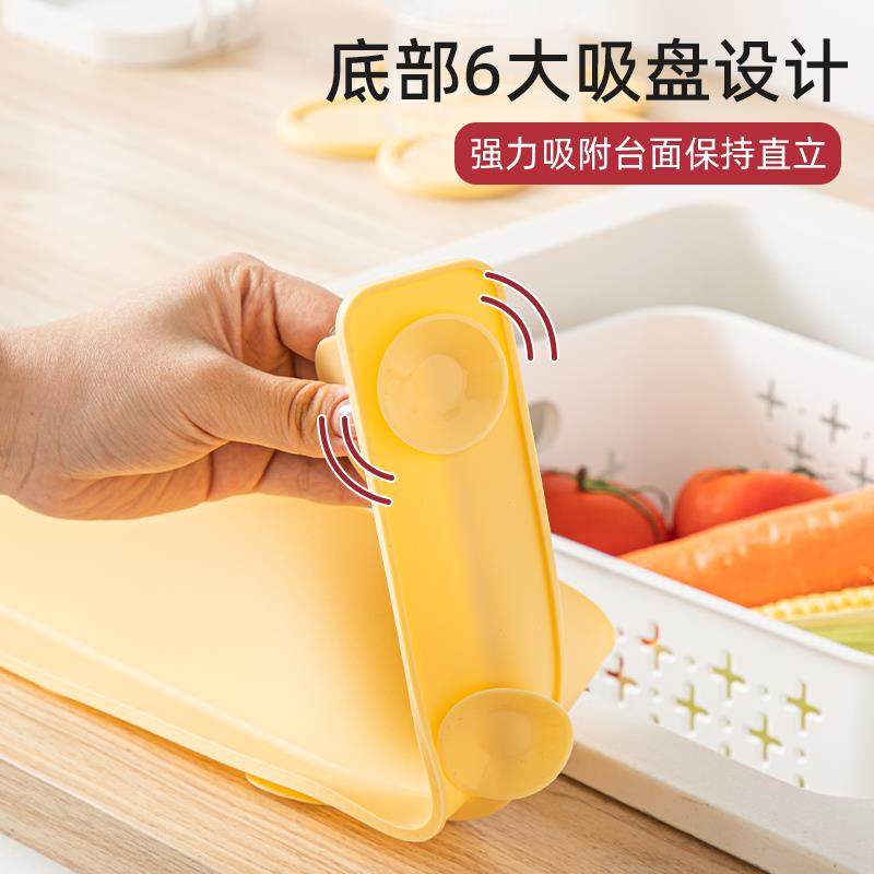 大吸盘水槽挡水板厨房水槽洗碗池洗手盆防溅水挡板隔板矽胶挡水条,淘宝优惠券,粉丝福利购,淘宝优惠卷