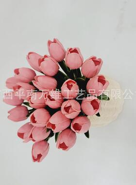 跨境藤编收纳篮桌面装饰家居摆饰编织篮竹子木藤编织工艺花篮