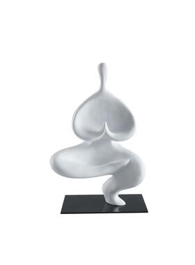 简约现代关佛禅居瑜伽雕塑人像树脂摆件现代样简GD-A1399约家玄板