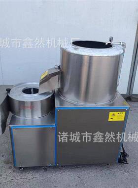 厂家直销不锈钢机器土豆清洗去皮一体机切片切条/切丝